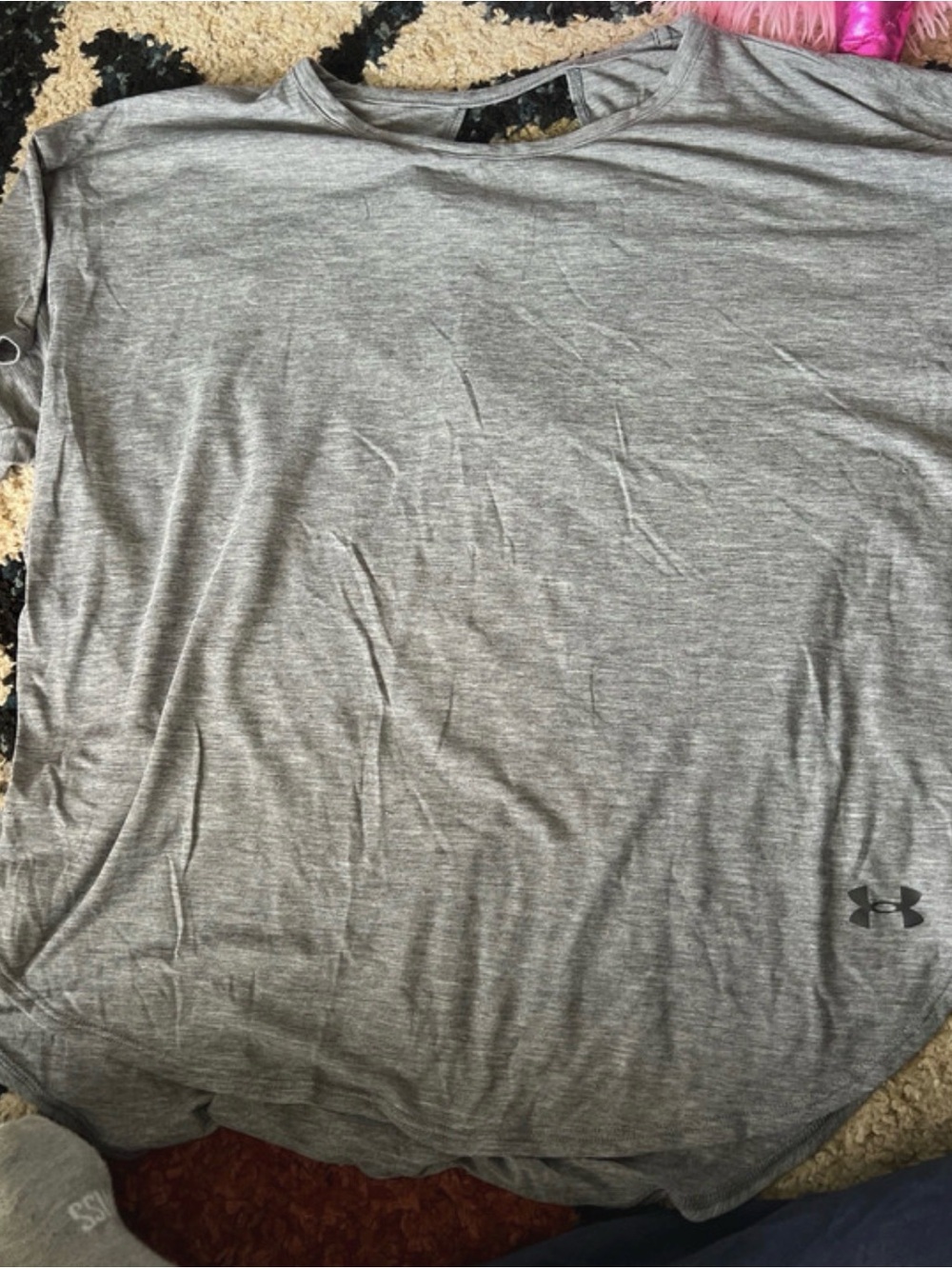 Under Armour Men’s Light Gray Short Sleeve Performance Tee